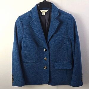 L.L. Bean Women's Classic Blue Blazer